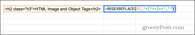 google lapas regexreplace formula