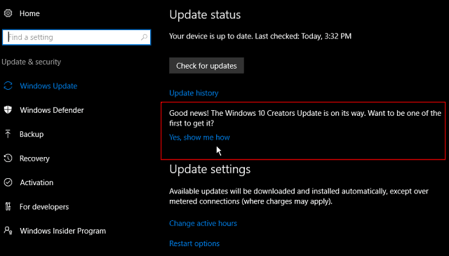 Windows 10 veidotāji atjaunina Insider Build 15058 datoram, kas pieejams tagad