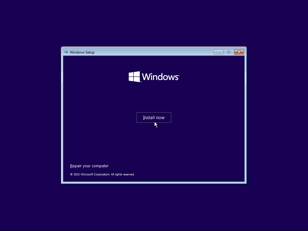 02 Instalēt tūlīt Windows 10 tīrā instalēšana