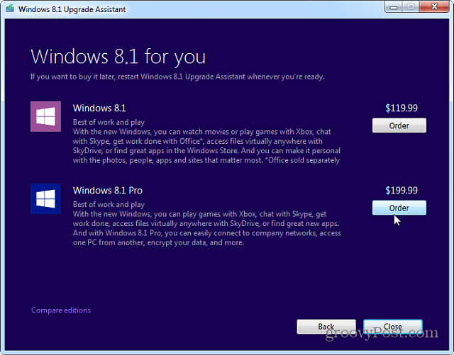 Kā jaunināt Windows 7 uz Windows 8.1, izmantojot jaunināšanas palīgu