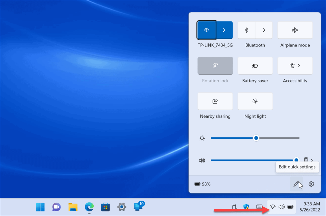 Kā novērst ātrās iestatījumu izmaiņas operētājsistēmā Windows 11
