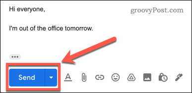 Gmail e-pasta sūtīšana
