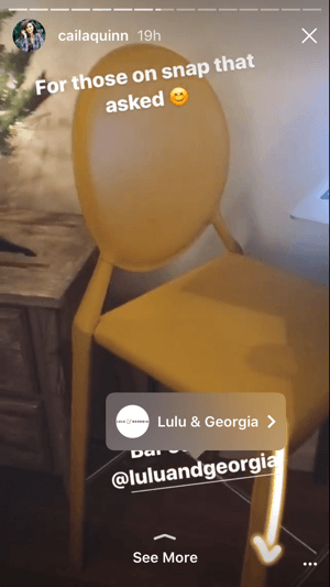 Kaila Kvina izmanto savu influencera statusu, lai popularizētu Lulu un Džordžiju savā Instagram stāstā.