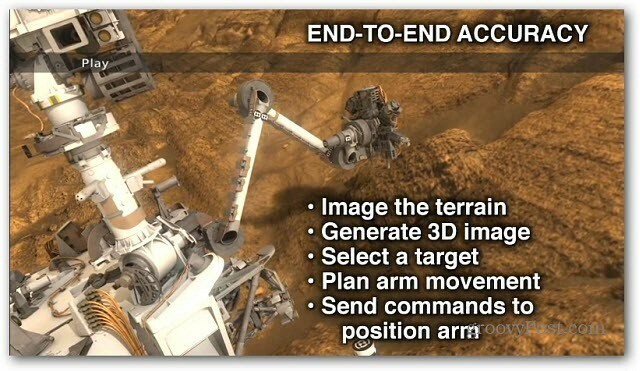 Rover robotizētās rokas video