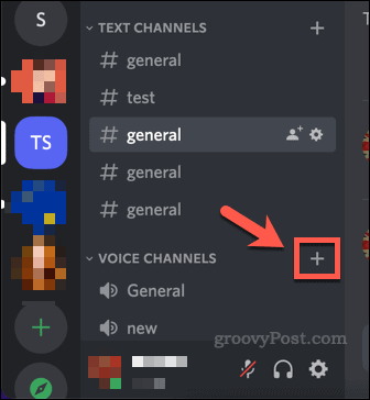 Jauna balss kanāla pievienošana pakalpojumā Discord