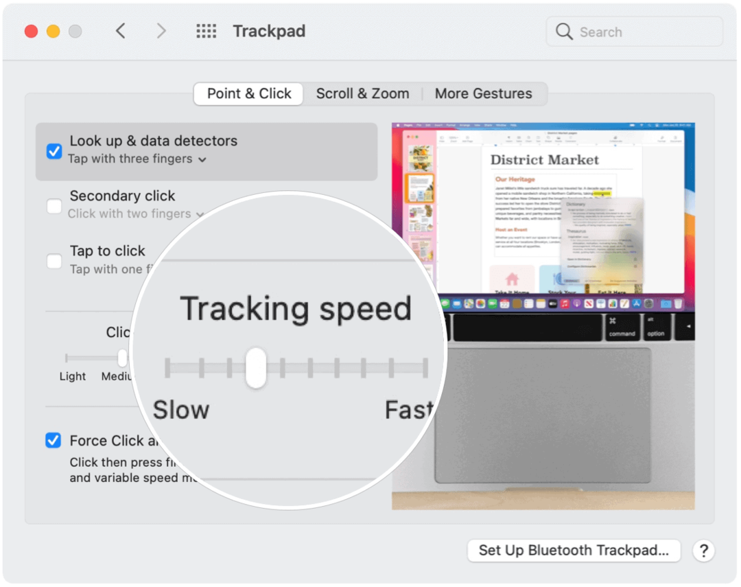 Novērst problēmas ar Mac Mouse TrackPad izsekošanas ātrumu