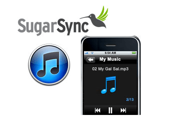 SugarSync + iTunes un iPhone