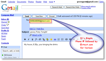 Sūtiet bezmaksas Txt ziņojumus, izmantojot ātri un ērti e-pastu