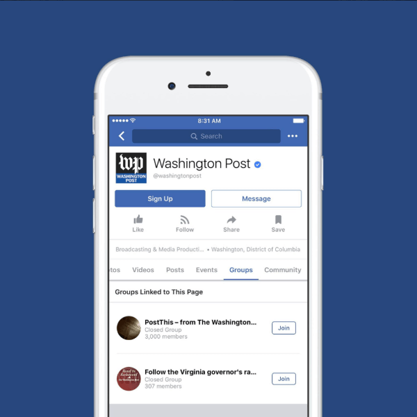 Facebook paziņoja, ka Groups for Pages tagad ir pieejams visā pasaulē.