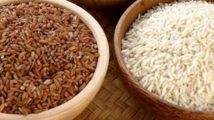 Vai baltie rīsi vai brūnie rīsi ir veselīgāki?