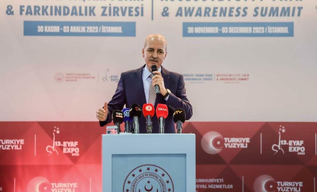 Turcijas Lielās Nacionālās Asamblejas spīkera Numana Kurtulmuša ziņa 