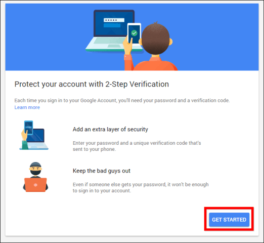 Sāciet Google divpakāpju verifikāciju