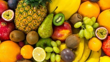 Kurus augļus vajadzētu ēst mēnesī?