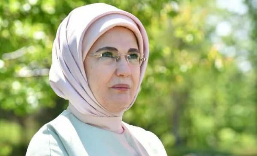 Emine Erdogan AAE iedzīvotājiem, kuri atbalstīja humānās palīdzības kampaņu "Preču tilti"...