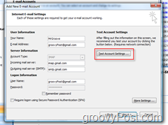 Pārbaudiet GMAIL IMAP konta iestatījumus programmā Outlook 2007