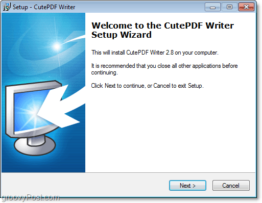 Kā instalēt cutePDF Windows 7