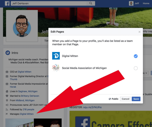 Facebook lapu administratori tagad var saistīt savas pārvaldītās lapas ar savu personīgo profilu.