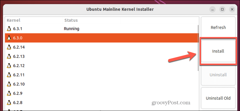 Ubuntu instalējiet kodolu galvenajā līnijā