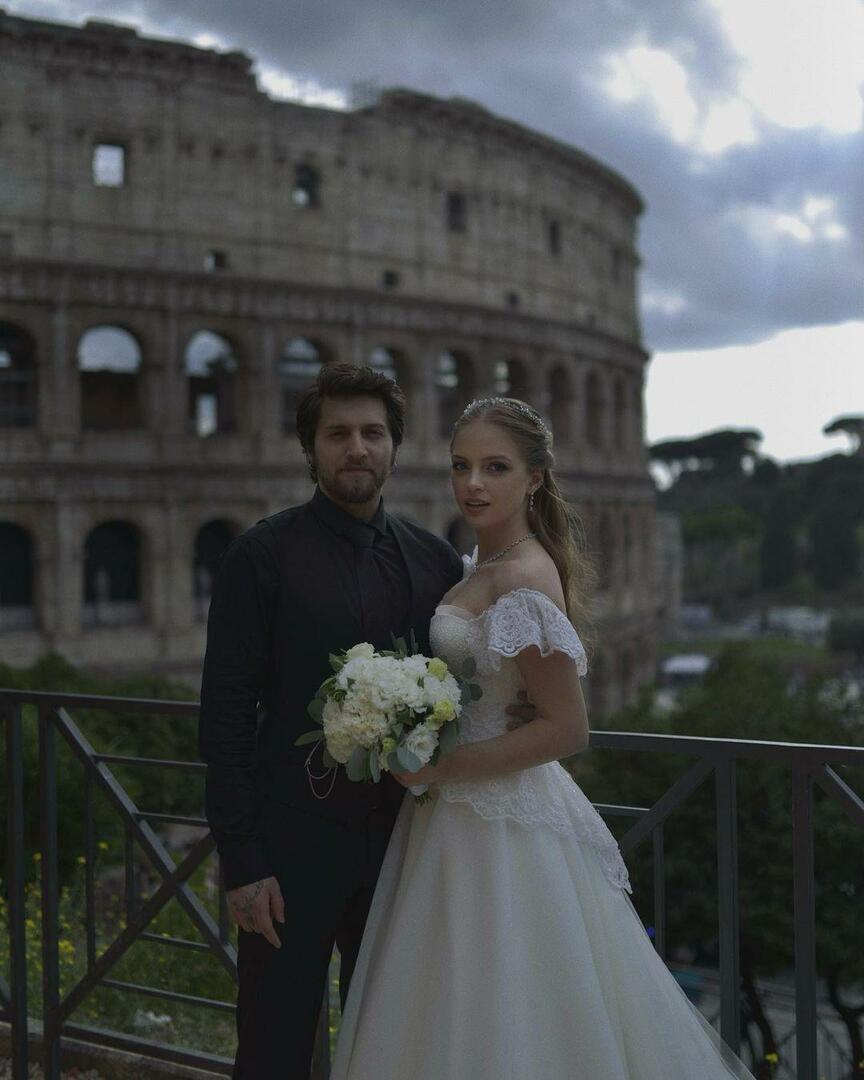 Slavenā pāra kāzas notika Romā