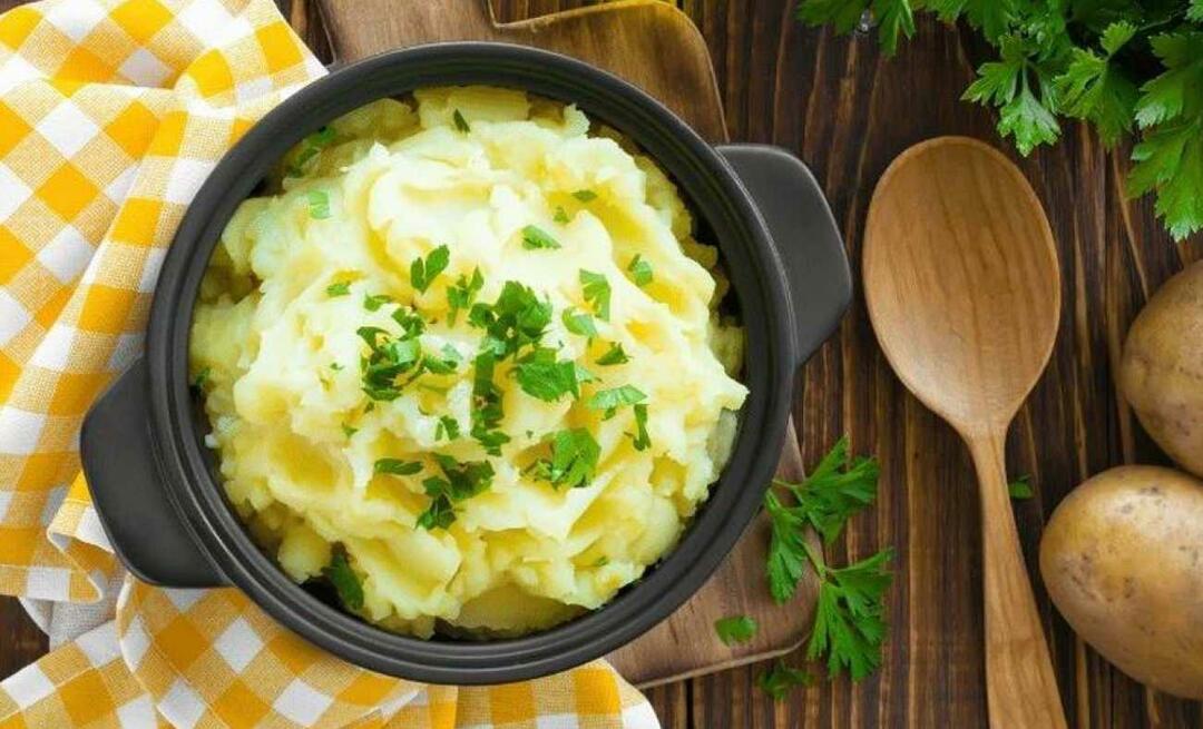 Recepte, kas padarīs kartupeļu biezeni 10 reizes garšīgāku! Kā mājās pagatavot gludu kartupeļu biezeni?