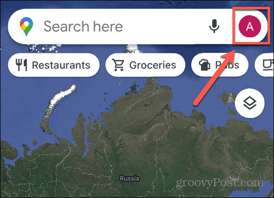 google maps profila ikona