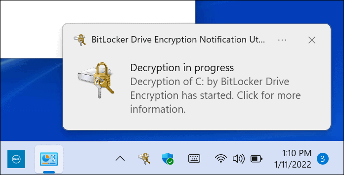 izmantojiet BitLocker šifrēšanu operētājsistēmā Windows 11