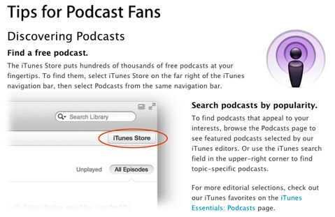 padomi podcast cienītājiem iTunes