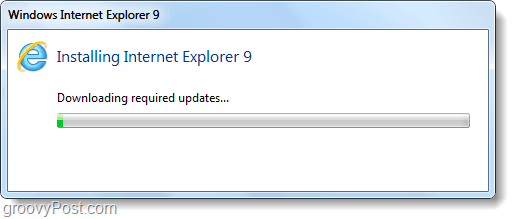 Internet Explorer 9 Beta instalēšana lēni, atjauninājumi, lejupielāde