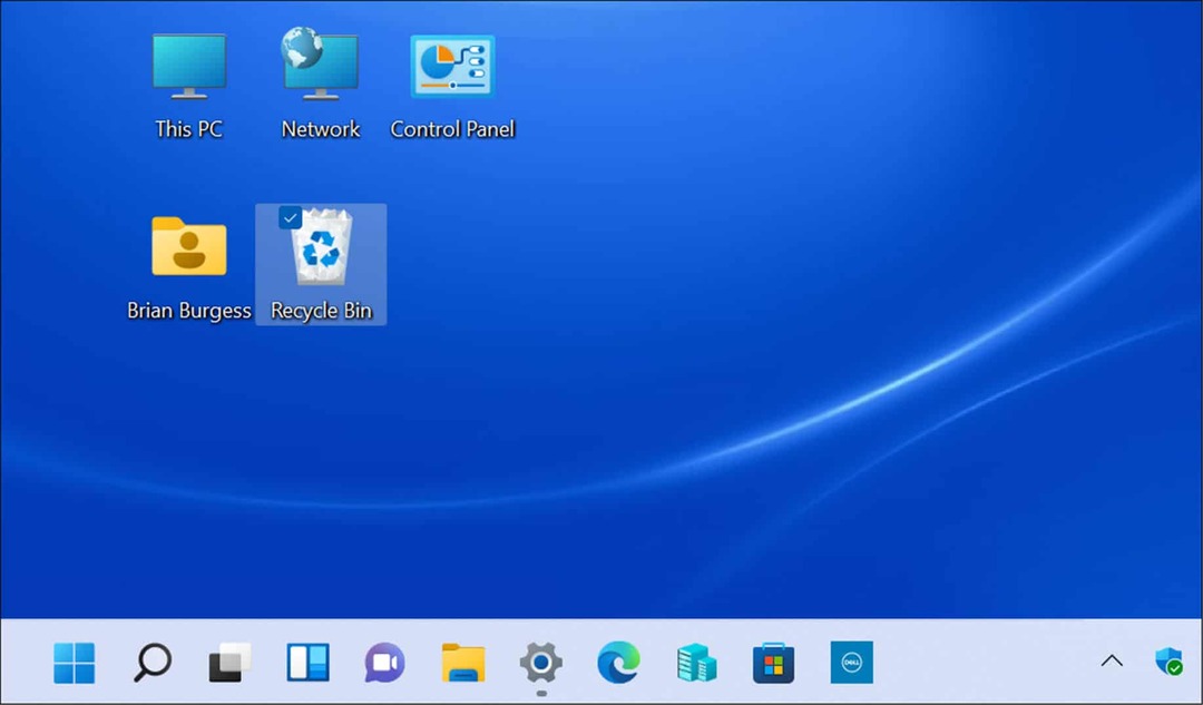 mantotās darbvirsmas ikonas operētājsistēmā Windows 11
