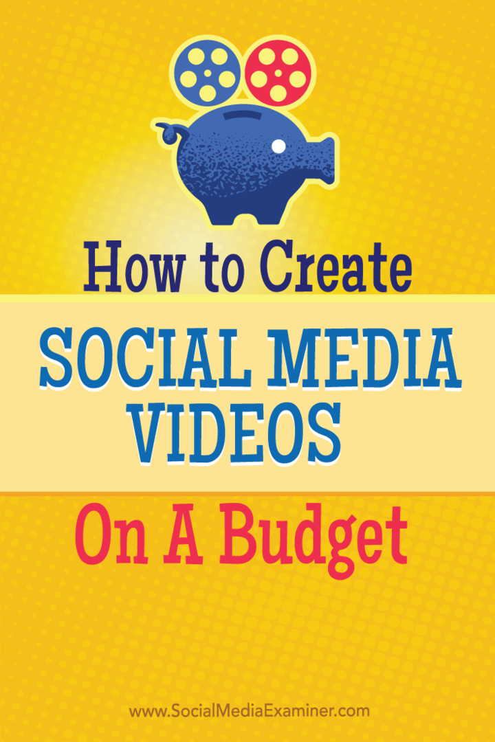 sociālo mediju video par budžetu