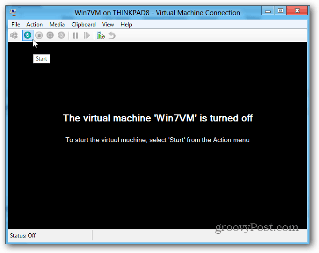 Izveidojiet virtuālo mašīnu ar Hyper-V operētājsistēmā Windows 8