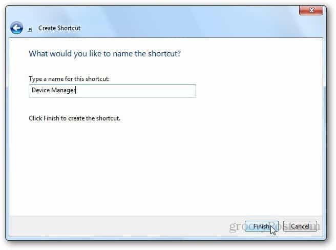 Kā izveidot saīsni ierīces pārvaldnieka palaišanai operētājsistēmā Windows 7