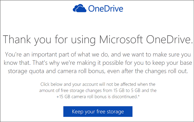 Saglabājiet OneDrive 15 GB krātuvi