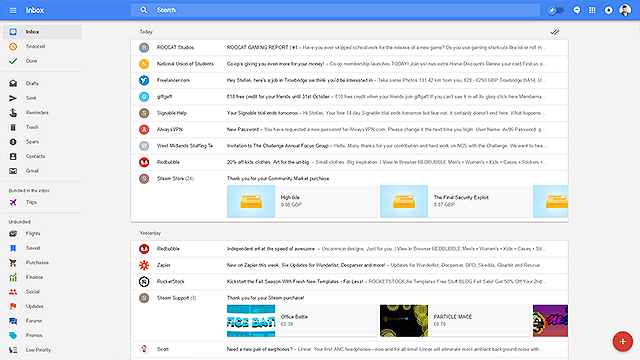 netīrs pastkaste google gmail iesūtne