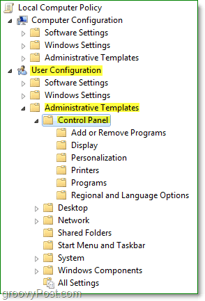 dodieties uz Windows 7 vietējā datora politiku> <noscript> <img style =