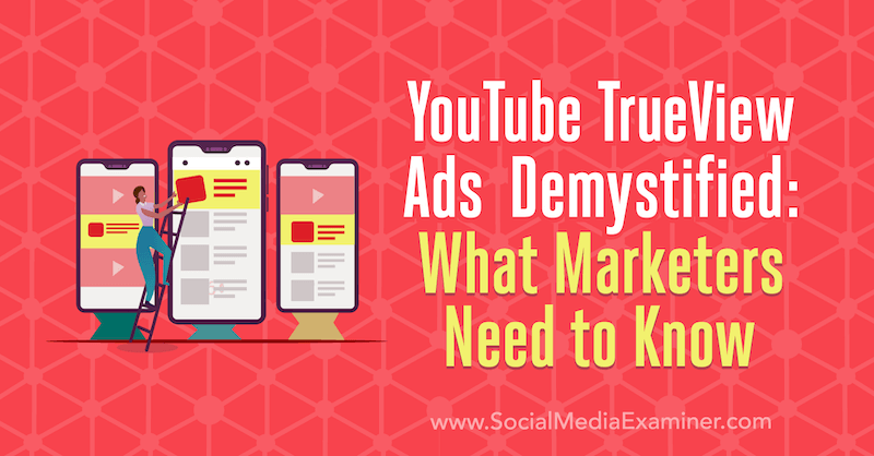 Demystified YouTube TrueView reklāmas: kas tirgotājiem jāzina Džo Martinezam sociālo mediju eksaminētājā.
