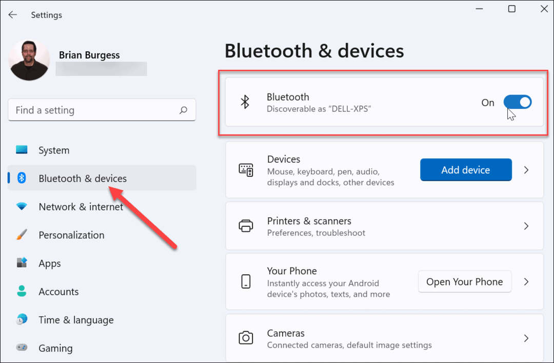 Kā izveidot savienojumu un pārvaldīt Bluetooth ierīces operētājsistēmā Windows 11
