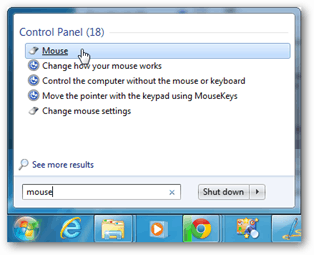 Windows 7 peles iestatījumi