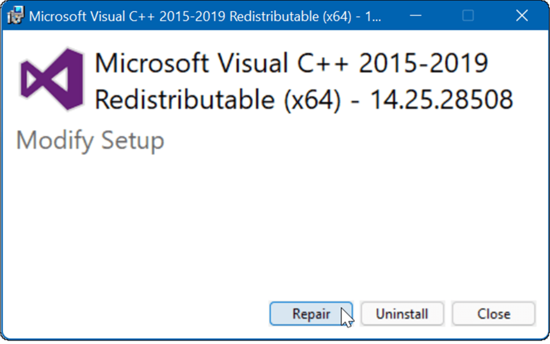 labot Microsoft Visual C atkārtoti izplatāmu