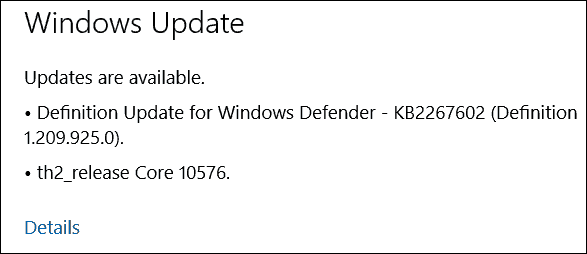 Windows 10 būvēt 10576
