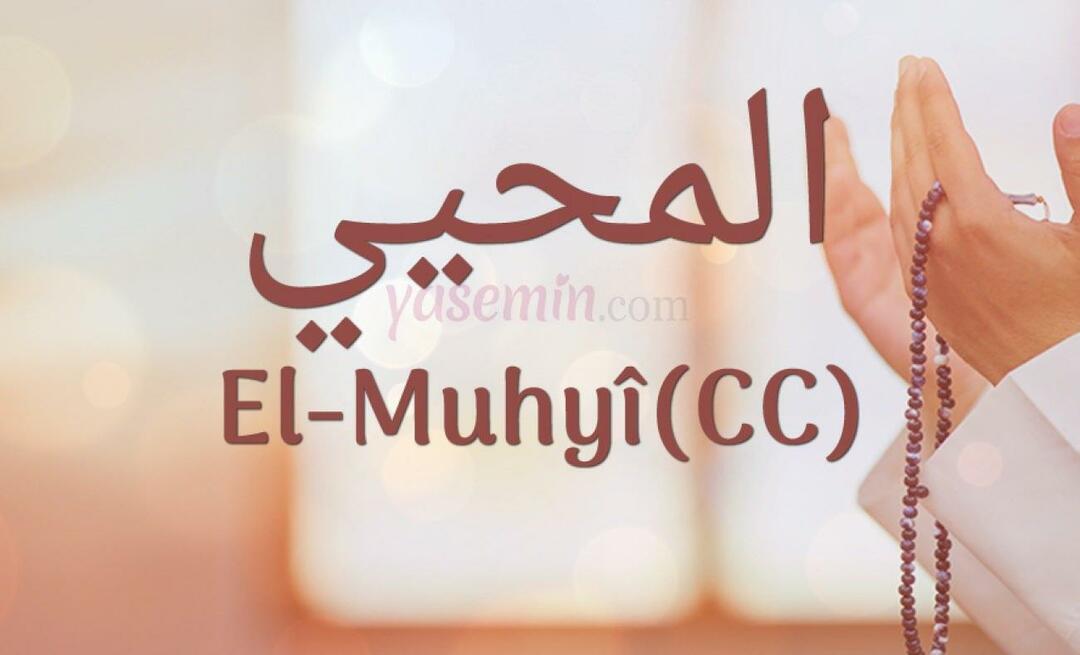 Ko nozīmē “al-muhyi” (cc)? Kuros pantos ir pieminēts al-Muhijs?