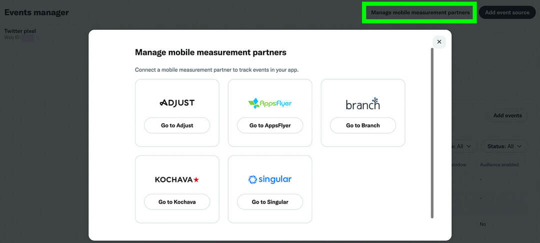 kā-izvēlēties-kampaņas-mērķi-un-reklāmu kopas-mērķi-izmantojot-twitter-pikseļu-lietotnes-reklāmguvumus-android-apps-set-up-mobile-measurement-partner-in- notikumu pārvaldnieks-piemērs-20