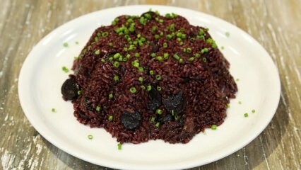 Kā pagatavot purpura rīsus? 