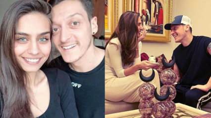 Dalīšanās, kas aizrauj Mesutu Özilu un viņa sievu Aminu Gūlši!