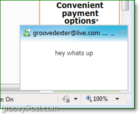 kur atrast Windows Live Messenger uznirstošos logus, izmantojot tiešsaistes pārlūka ziņojumapmaiņu