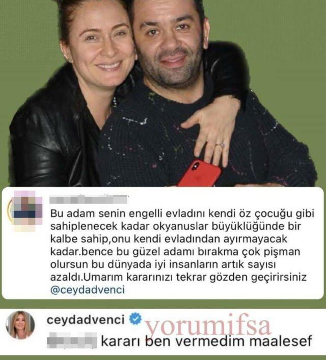 Ceyda Düvenci un Bülents Šaraks šķiras