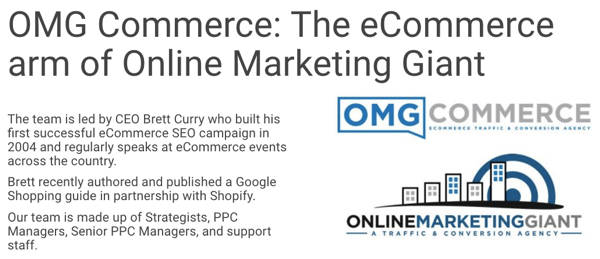 OMG Commerce ir piltuves aģentūra.