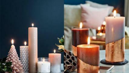 Kā izrotāt māju ar svecēm? sveču dekorēšanas idejas