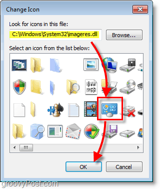 Windows 7 ekrānuzņēmums - kā atrast Windows 7 noklusējuma ikonas