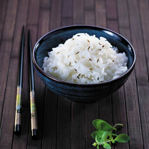 svara zudums ar rīsu norīšanu